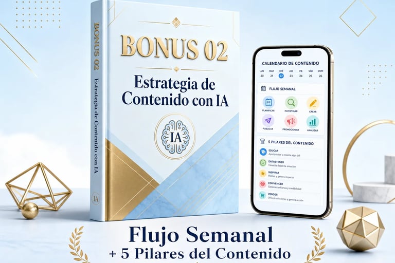 Mockup de guía rápida de prompts en 15 minutos